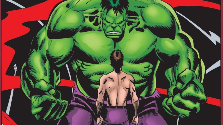 Hulk faces down Bruce Banner