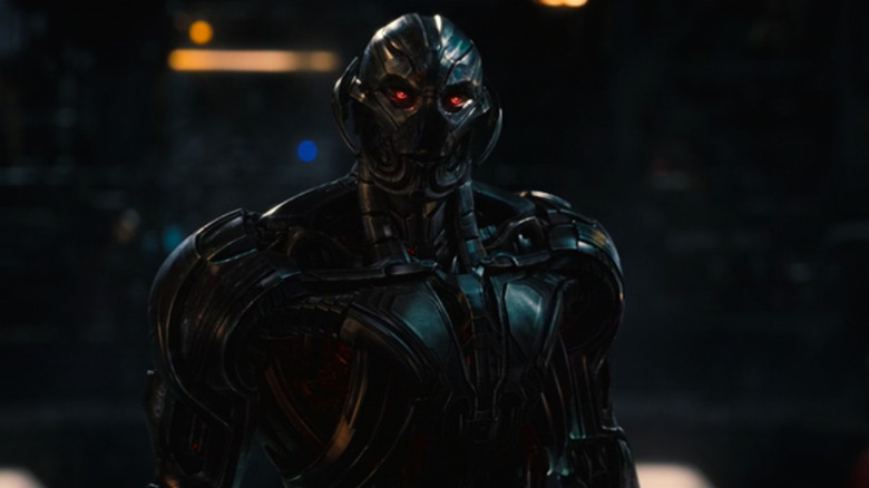 Ultron with red eyes