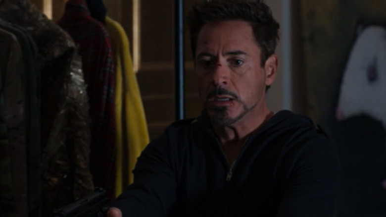 Tony looking nervous