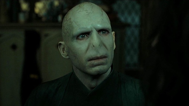 Lord Voldemort looking towards the side
