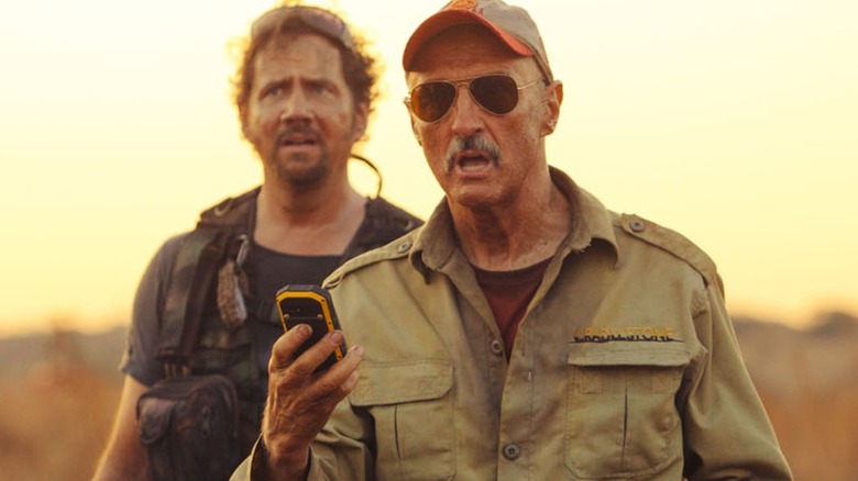 Burt Gummer holding device