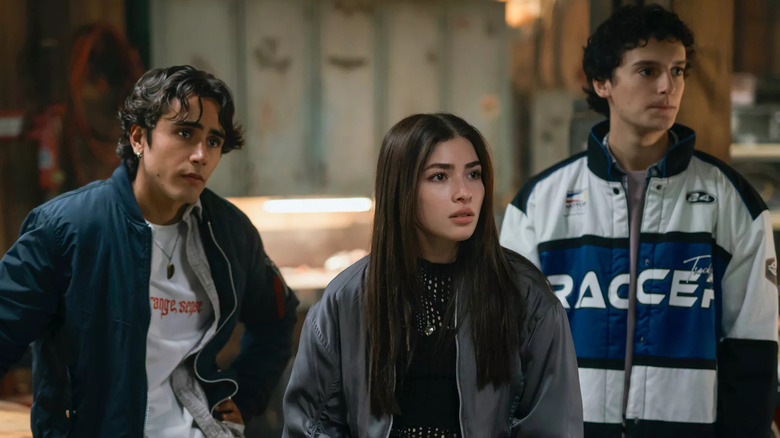 Zac, Cairlin and Marcell listening in "Motorheads"