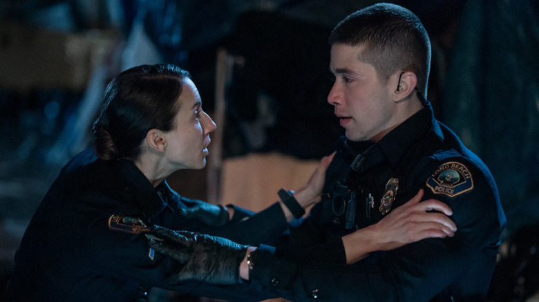 Tracy and Alex talk in "On Call"