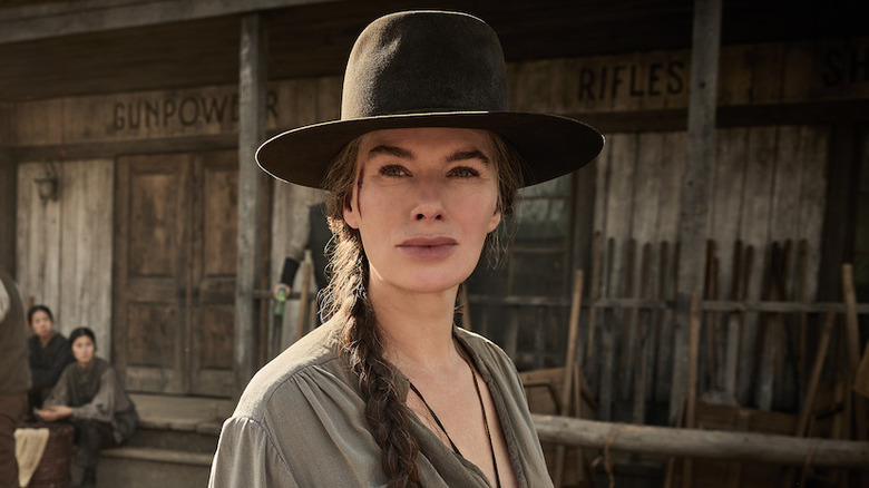 Fiona looks out in the distance in "The Abandons"