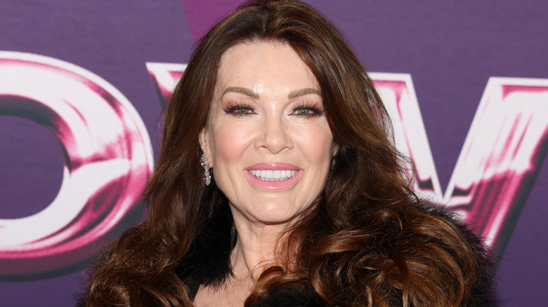 Lisa Vanderpump smiling and wearing black