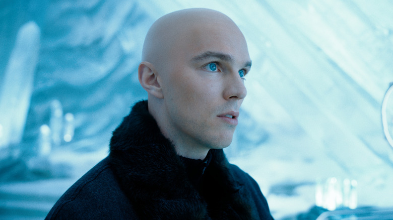 Lex Luthor in the Fortress of Solitude in 