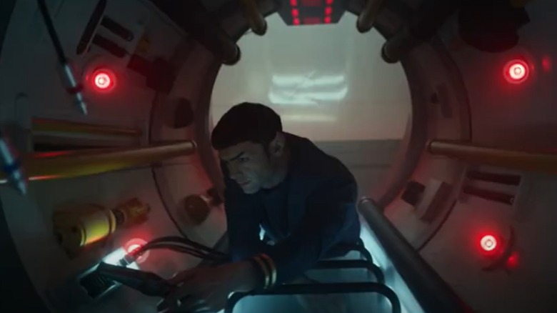 Matthew Wolf as Montgomery Scott in Strange New Worlds