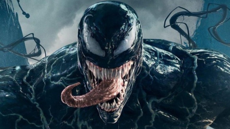 Venom showing off tongue