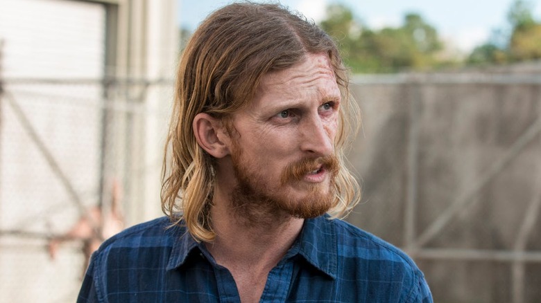 Austin Amelio as Dwight on The Walking Dead