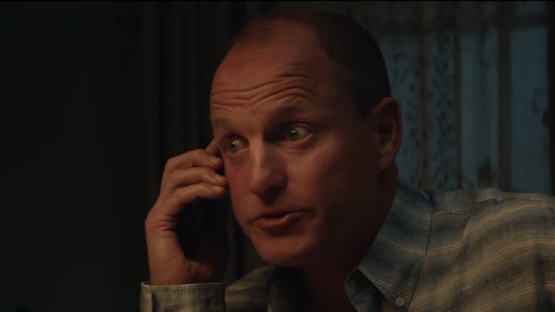 Woody Harrelson on phone