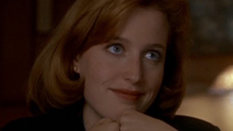 Scully grinning 