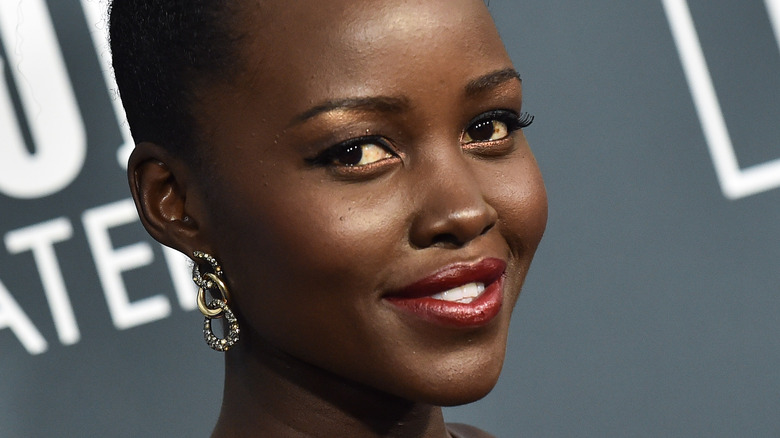 Lupita Nyong'o smiling