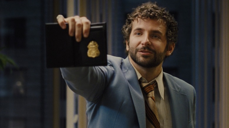 Agent DiMaso flashes his badge