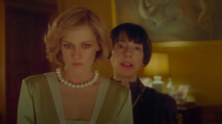 Maggie dresses Diana