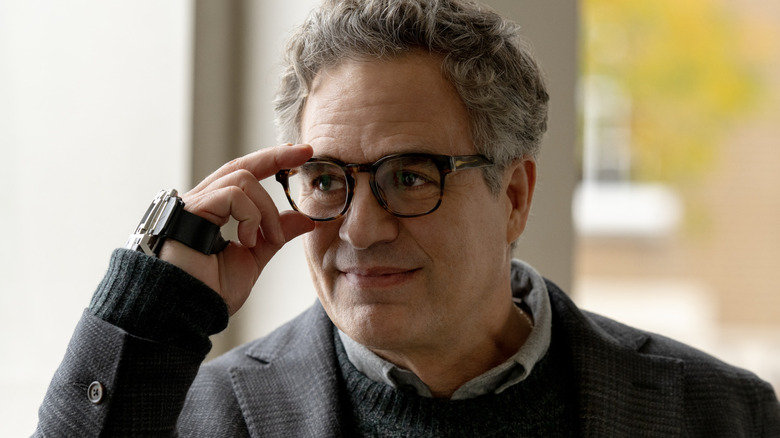 Bruce Banner holding glasses in Spider-Man: Brand New Day