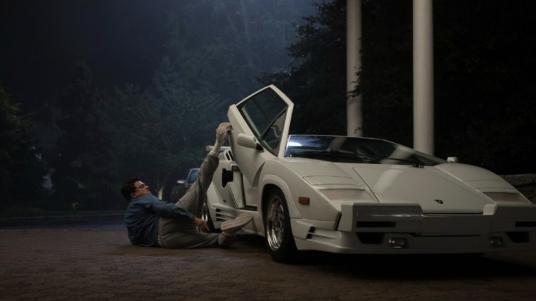 Jordan opening the car door