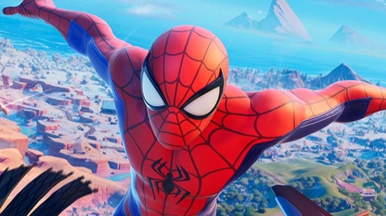 Spider-Man swings across Island