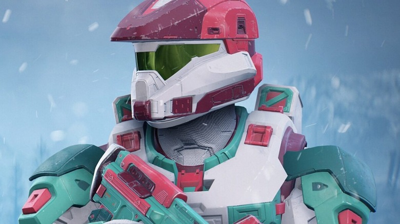 Halo Spartan in Peppermint Laughter armor