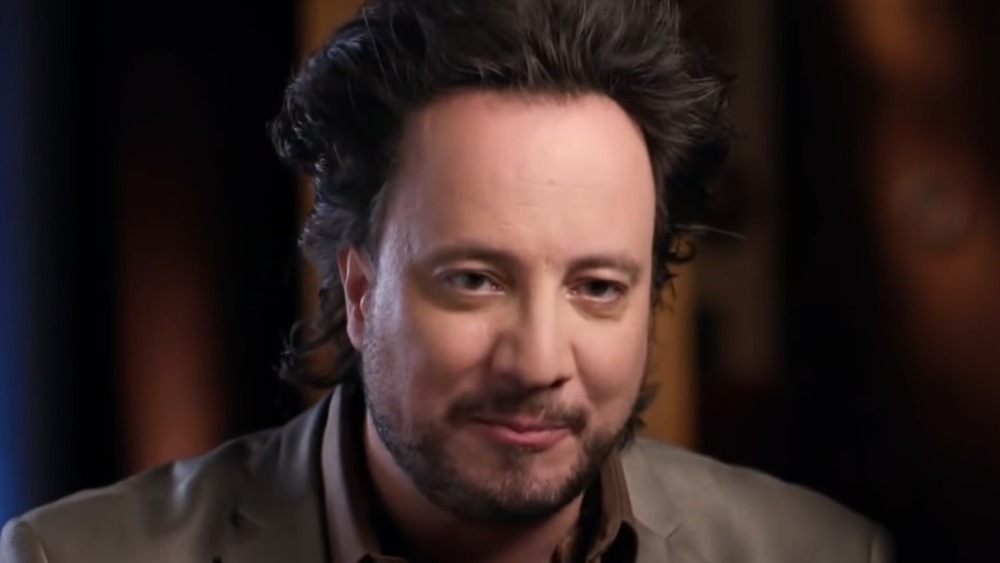 Giorgio A. Tsoukalos talking about aliens