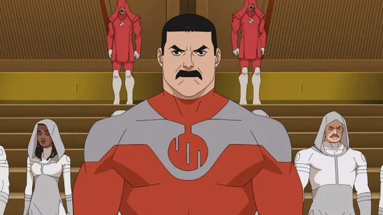 Thragg looking angry on "Invincible" (2021-present)