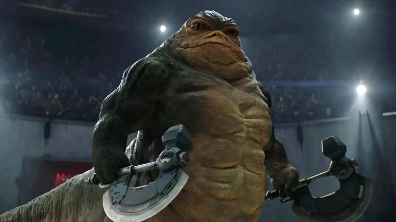 Rotta ready to fight in "The Mandalorian and Grogu" (2026)