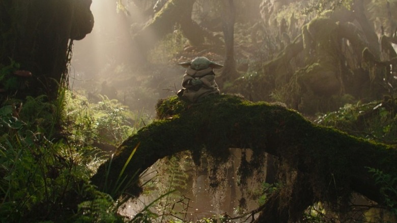 Grogu meditating on Nal Hutta in "The Mandalorian and Grogu" (2026)