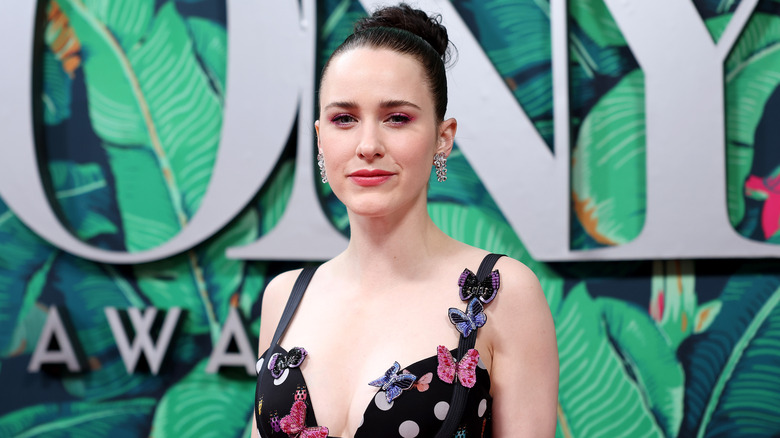 Rachel Brosnahan poses