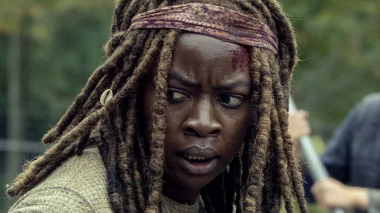 Danai Gurira as Michonne on The Walking Dead