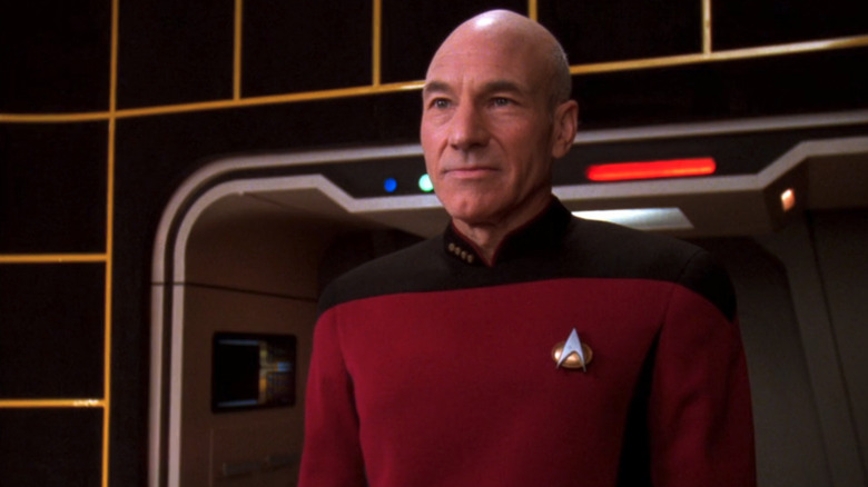 Picard on the holodeck