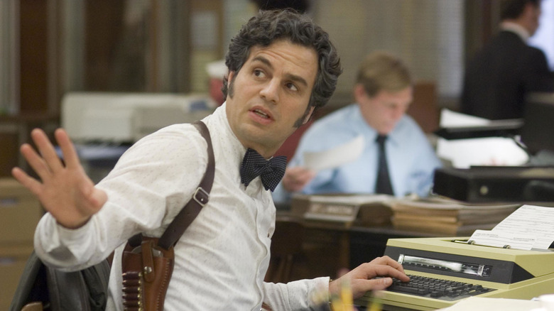 Dave Toschi looks up angrily