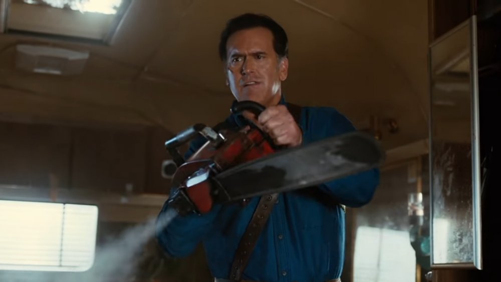 Bruce Campbell as Ash on Ash vs Evil Dead