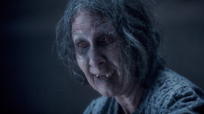 Grandma Polly as a Deadite in Evil Dead Burn (2026)