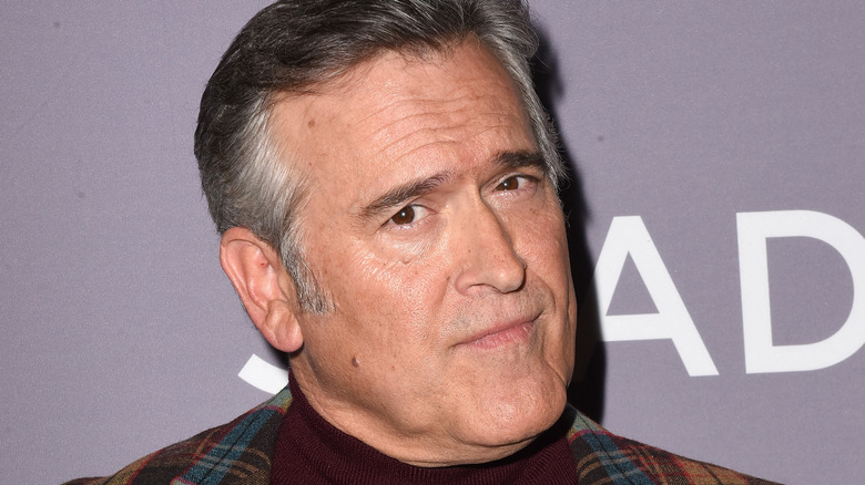 Bruce Campbell with side eye view