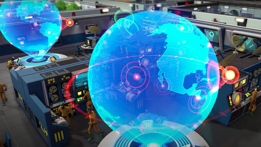 Holographic world map