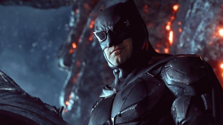 Batman in tactical Batsuit with goggles