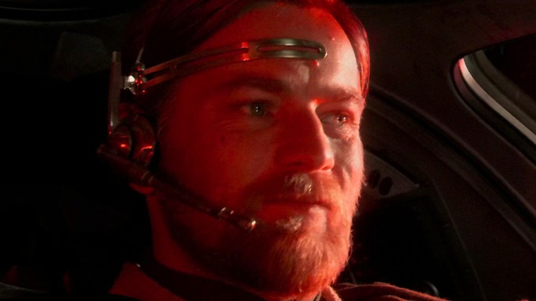 Obi-Wan in the cockpit