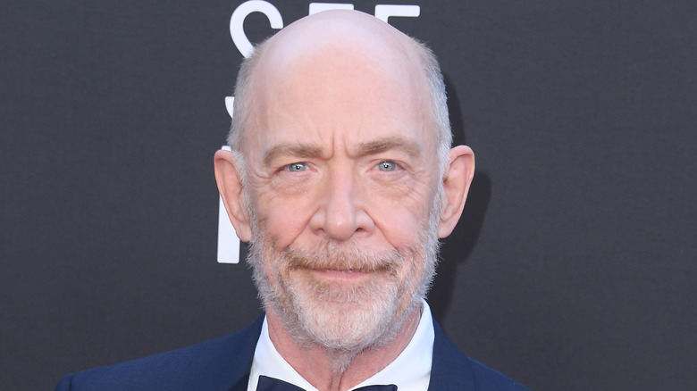 J.K. Simmons wearing blue