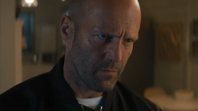 Jason Statham angry