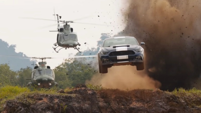 Car chase and helicopters in 'F9'