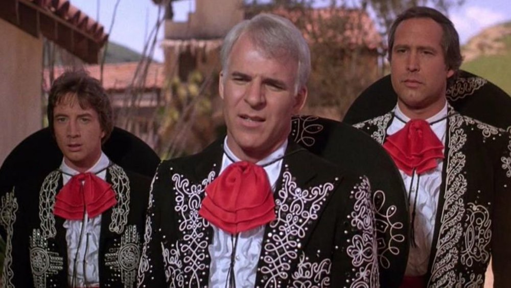 Martin Short, Steve Martin, and Chevy Chase in Three Amigos