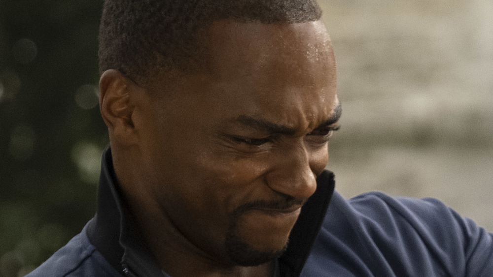 Sam Wilson makes a difficult face