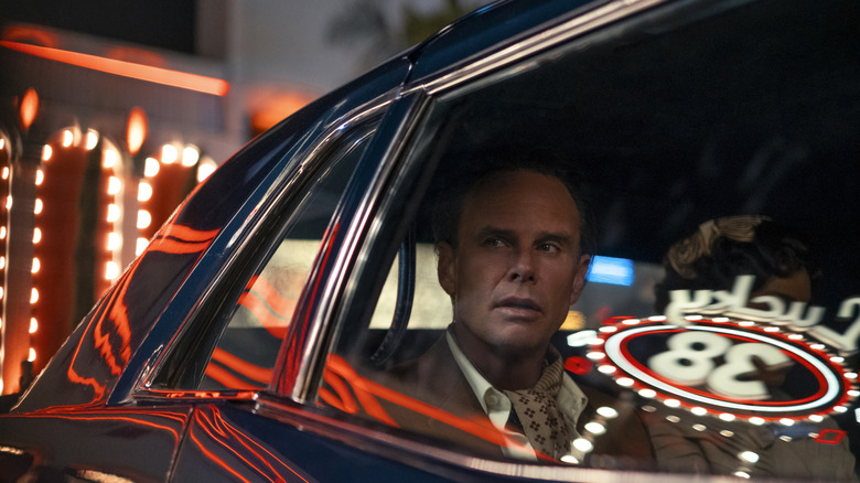 Cooper rides in a limo in Vegas in "Fallout" Season 2