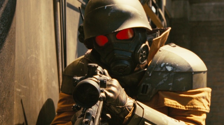 New California Republic Ranger holding sniper rifle