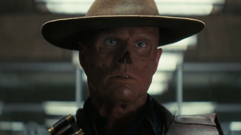 The Ghoul staring at Lucy offscreen