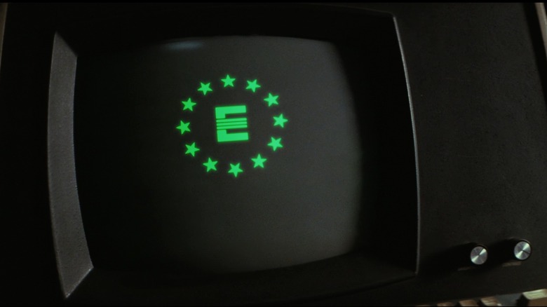 Enclave logo on terminal screen