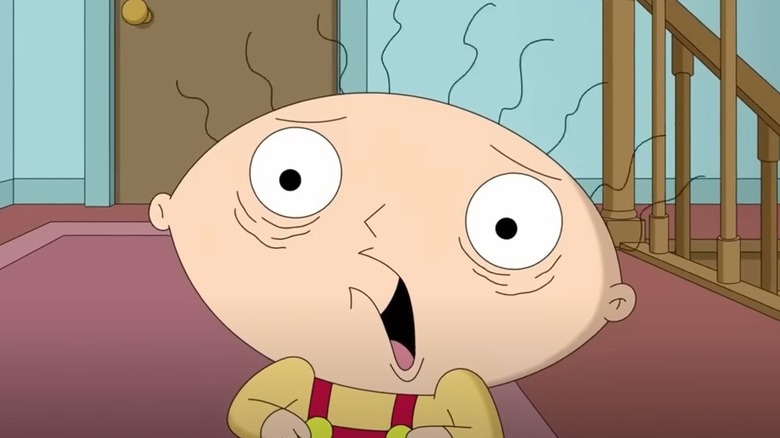 Stewie looking shocked