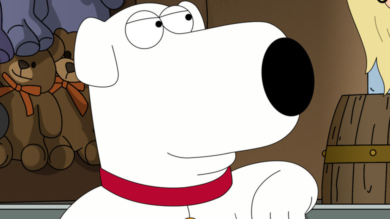 Brian Griffin smirking