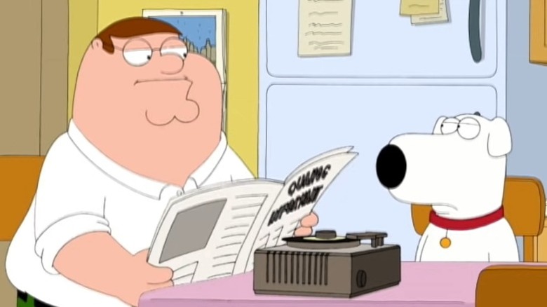 Peter looks at Brian