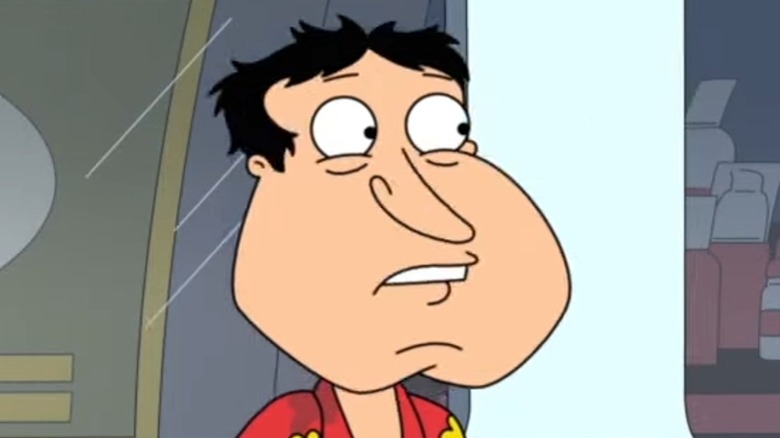 Quagmire looks concerned 