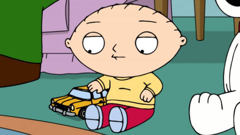 Stewie on Family Guy